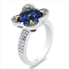 4.16ct.tw. Diamond And Tanzanite Ring<br>Tanzanite 3.72ct. DKR003316